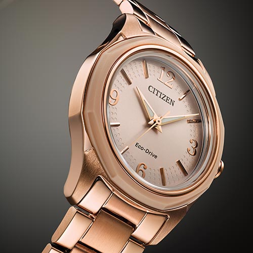 Women's AR- Action Required Pink Gold Tone Watch
