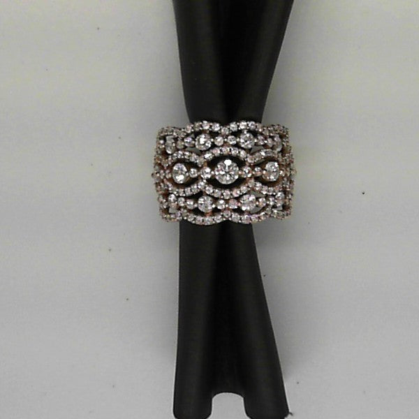 10 Karat Contemporary Engagement Ring Size 7 With 2.00Tw