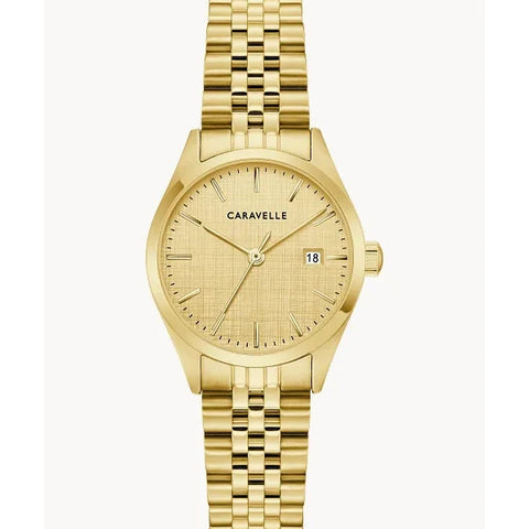 BULOVA CARAVELLE GOLD TONE LADIES WATCH