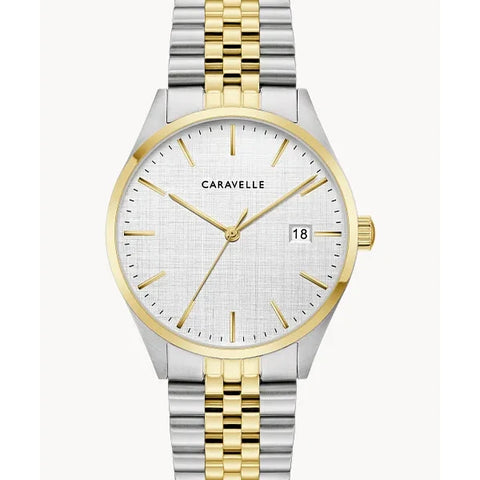 BULOVA CARAVELLE TWO TONE WATCH