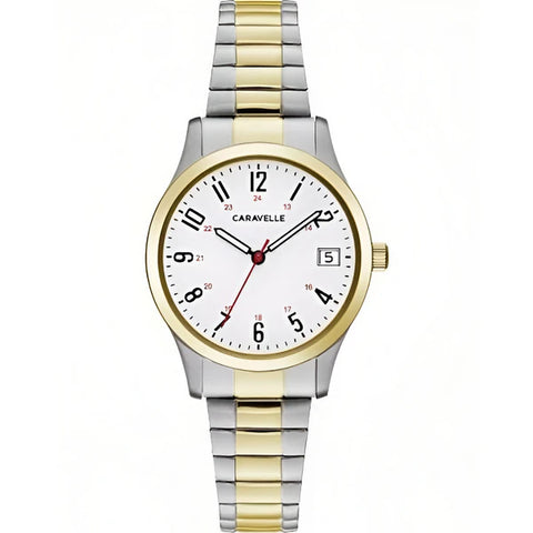 BULOVA CARAVELLE TRADITIONAL TWO TONE WATCH