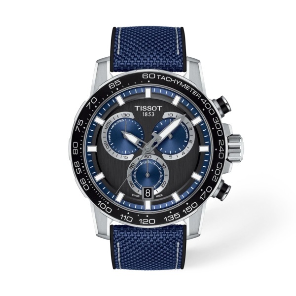 Tissot 
Supersport Chronograph Quartz Black Dial Men's Watch