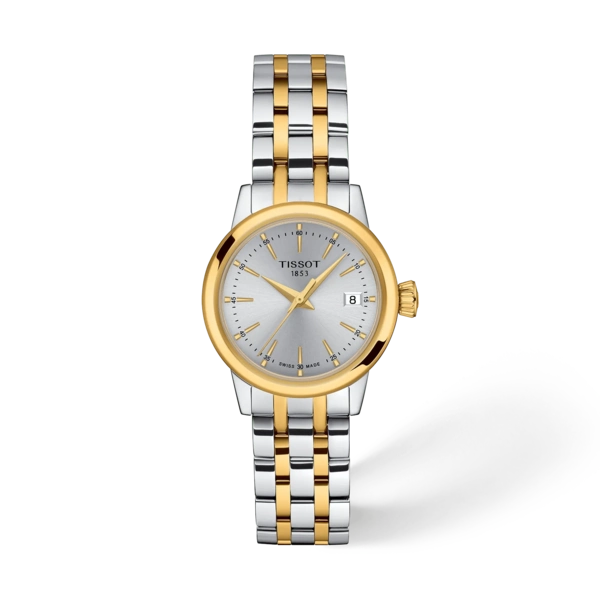 Tissot 
Classic Dream Quartz Silver Dial Two-Tone Ladies Watch