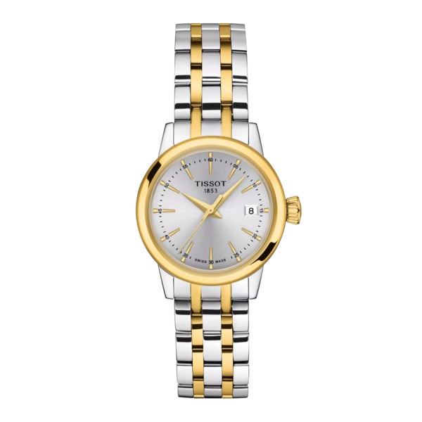 Tissot 
Classic Dream Quartz Silver Dial Two-Tone Ladies Watch
