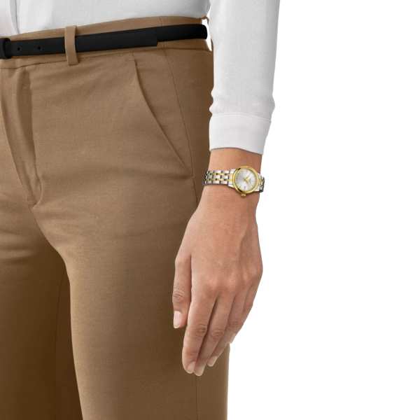 Tissot 
Classic Dream Quartz Silver Dial Two-Tone Ladies Watch