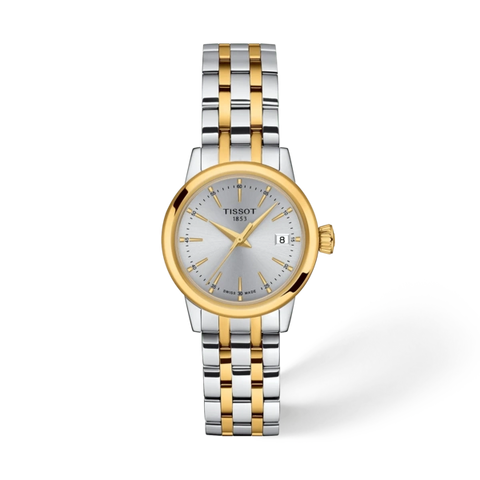 Tissot 
Classic Dream Quartz Silver Dial Two-Tone Ladies Watch