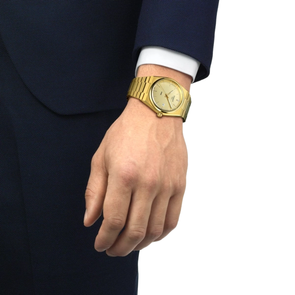 Tissot watches
TISSOT PRX 39.5MM Quartz S-Steel Gold Dial Men's Watch
