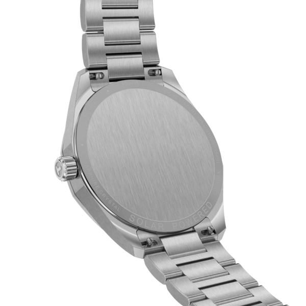 Tissot 
PRC Quartz Solar-Powered Silver Dial Watch