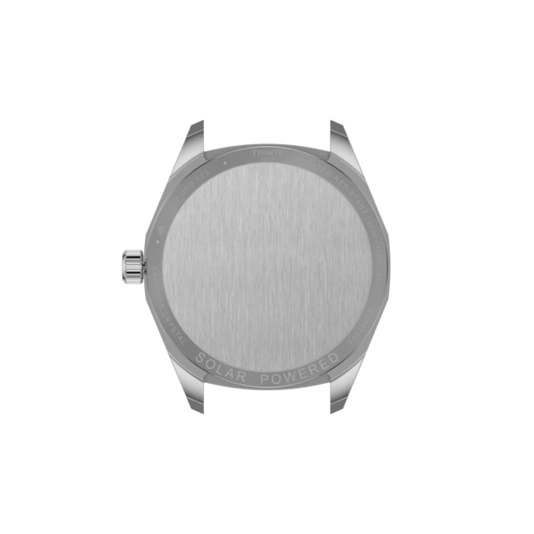 Tissot 
PRC Quartz Solar-Powered Silver Dial Watch