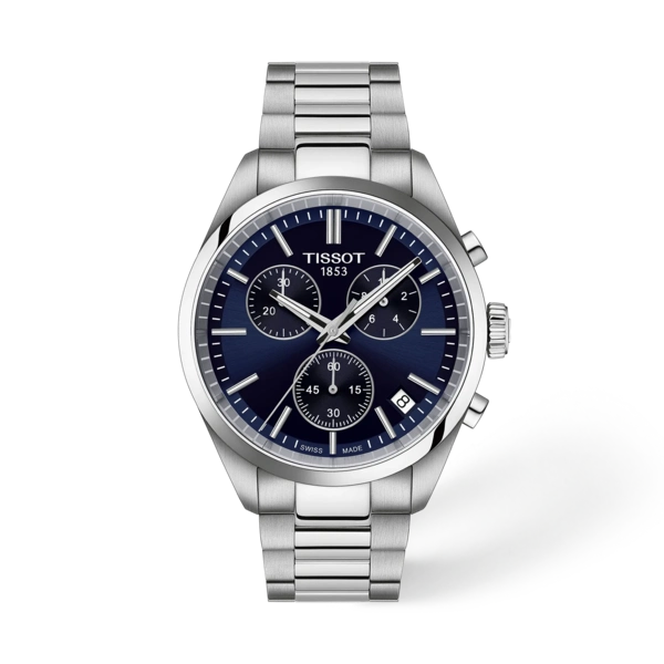 Tissot 
PR 100 Chronograph Quartz Blue Dial Men's Watch