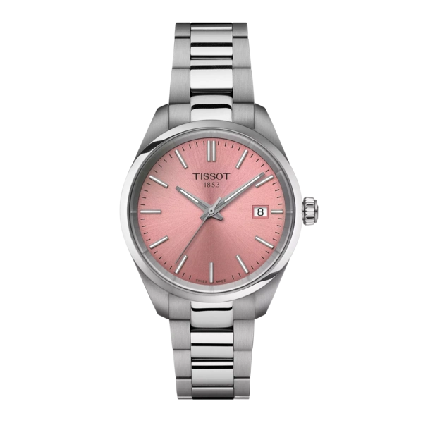 Tissot 
T-Classic Quartz Pink Dial Ladies Watch