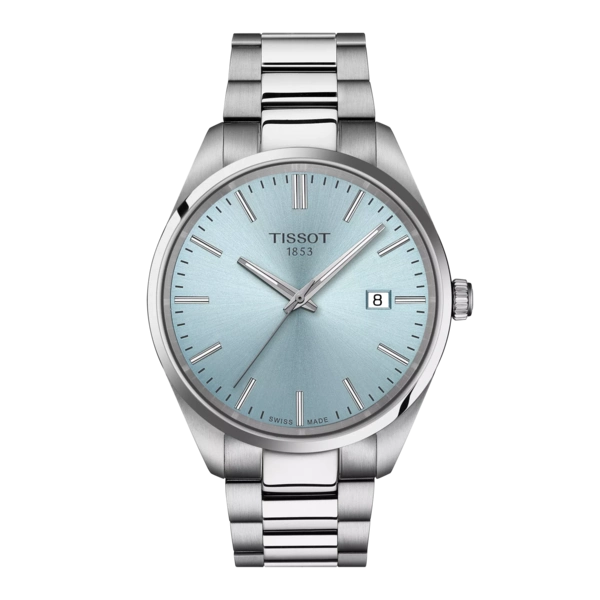 Tissot 
PR 100 Quartz Ice Blue Dial Men's Watch