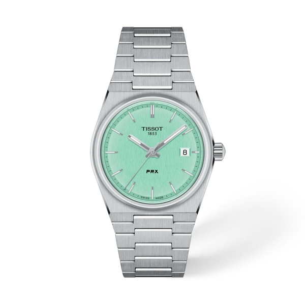 Tissot 
PRX Quartz Light Green 35mm Dial Ladies Watch