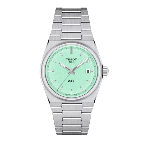 Tissot 
PRX Quartz Light Green 35mm Dial Ladies Watch