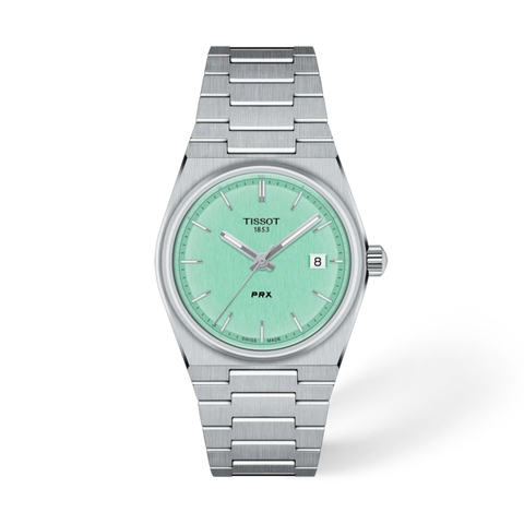 Tissot 
PRX Quartz Light Green 35mm Dial Ladies Watch