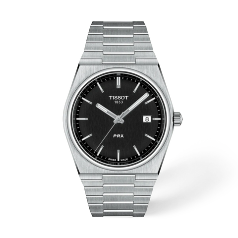 Tissot 
PRX 40 Quartz Black Dial Men's Watch
