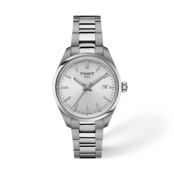Tissot 
PR 100 Quartz Silver Dial Ladies Watch