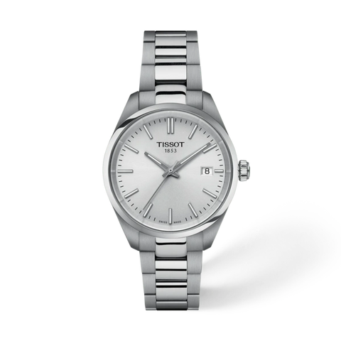 Tissot 
PR 100 Quartz Silver Dial Ladies Watch