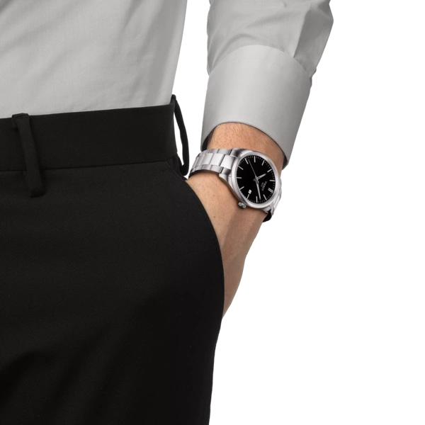 Tissot 
PR 100 Quartz Black Dial Men's Watch