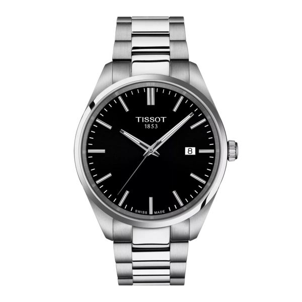 Tissot 
PR 100 Quartz Black Dial Men's Watch