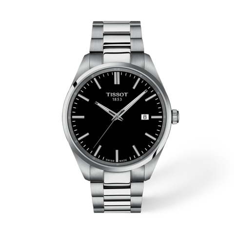 Tissot 
PR 100 Quartz Black Dial Men's Watch