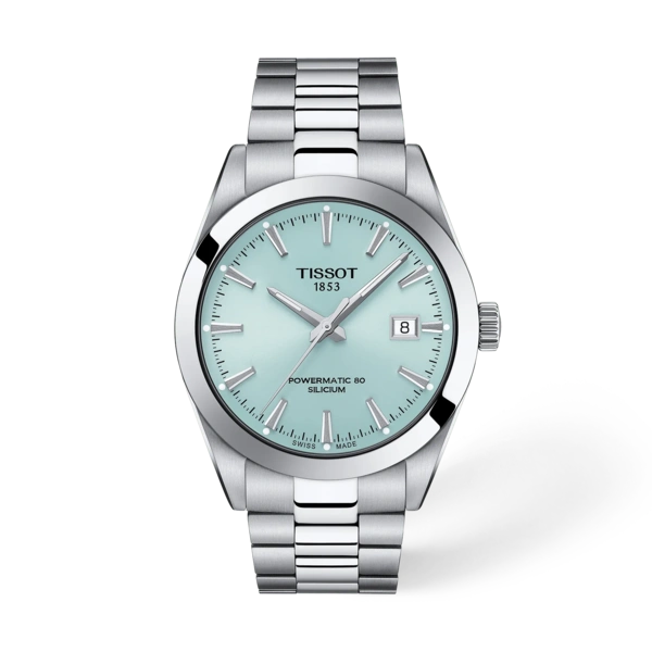 Tissot 
Gentleman Powermatic 80 Automatic Ice Blue Dial Watch