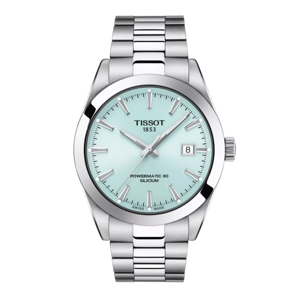 Tissot 
Gentleman Powermatic 80 Automatic Ice Blue Dial Watch