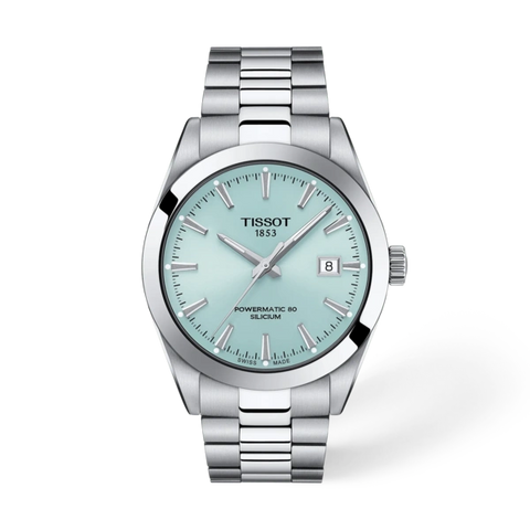 Tissot 
Gentleman Powermatic 80 Automatic Ice Blue Dial Watch