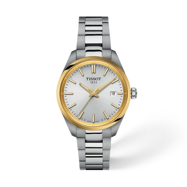Tissot 
PR 100 Quartz Silver Dial Ladies Watch