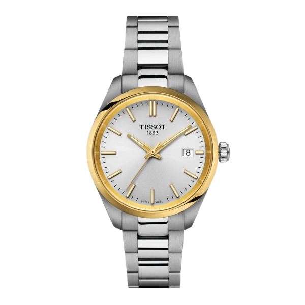 Tissot 
PR 100 Quartz Silver Dial Ladies Watch
