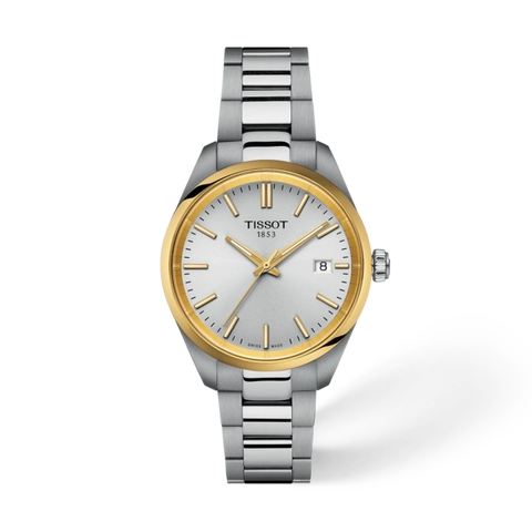 Tissot 
PR 100 Quartz Silver Dial Ladies Watch