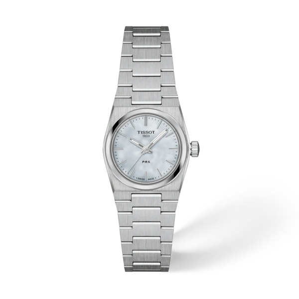 Tissot 
PRX Quartz White Mother of Pearl Dial Ladies Watch