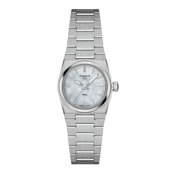 Tissot 
PRX Quartz White Mother of Pearl Dial Ladies Watch