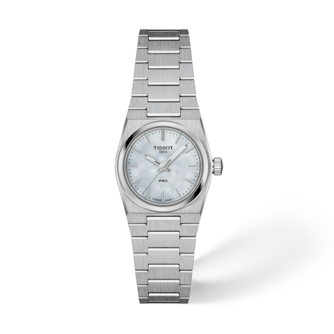 Tissot 
PRX Quartz White Mother of Pearl Dial Ladies Watch