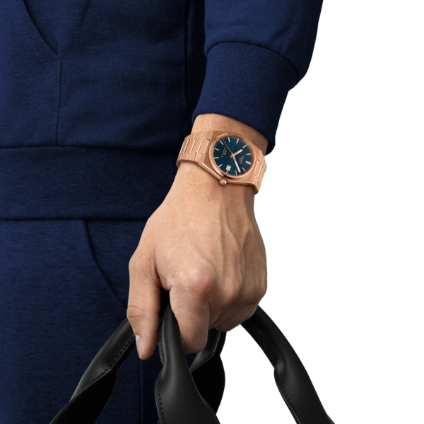 Tissot
PRX Powermatic 80 Automatic Blue Dial Rose Gold PVD Steel Men's Watch