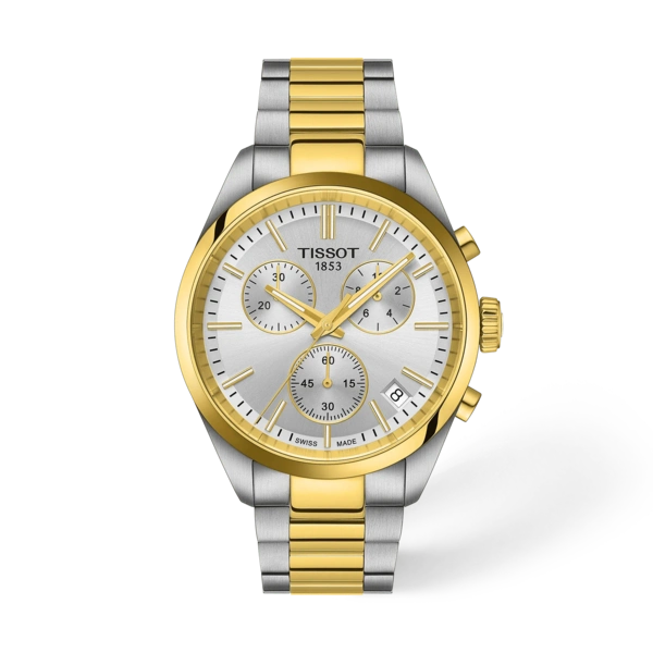 Tissot 
PR 100 Chronograph Quartz Silver Dial Men's Watch