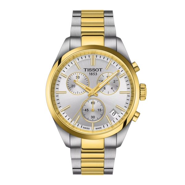 Tissot 
PR 100 Chronograph Quartz Silver Dial Men's Watch