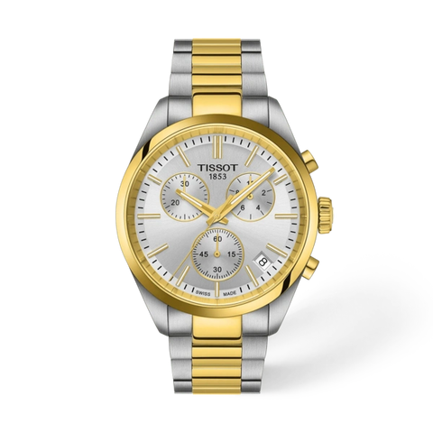 Tissot 
PR 100 Chronograph Quartz Silver Dial Men's Watch