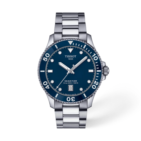 Tissot 
Seastar Quartz Blue Dial Men's Watch