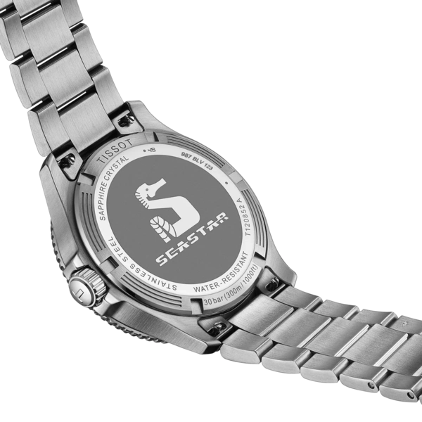 Tissot 
Seastar 1000 Quartz GMT Black Dial Sorite Bezel Men's Watch