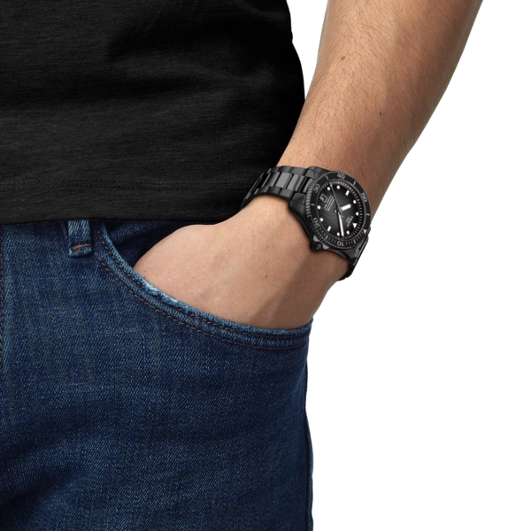 Tissot 
Seastar 1000 Automatic Graded Grey-Black Dial Watch