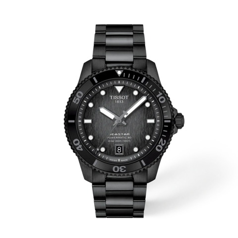 Tissot 
Seastar 1000 Automatic Graded Grey-Black Dial Watch
