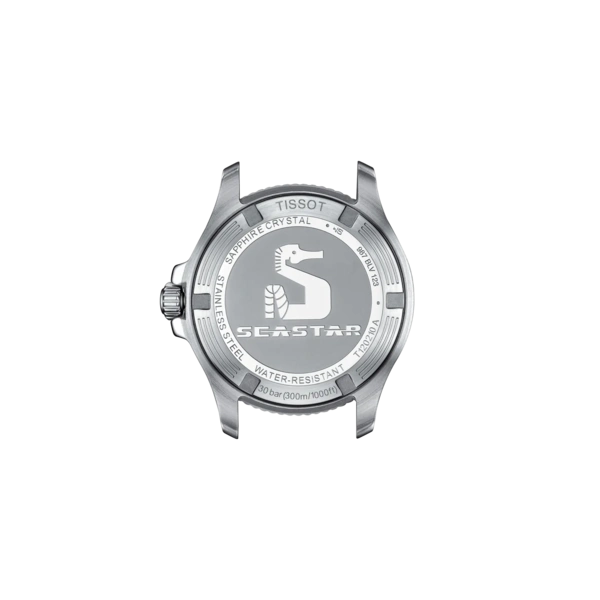 Tissot 
Seastar Quartz White Mother of Pearl Dial Watch