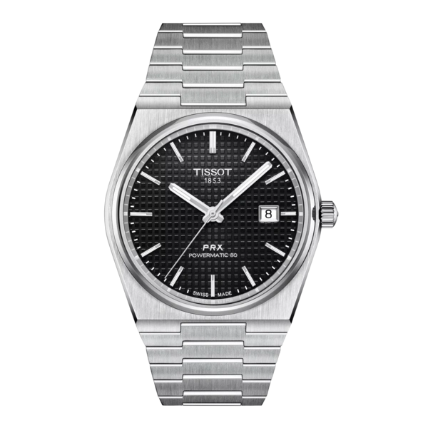 Tissot -PRX Powermatic 80 Automatic Black Dial Men's Watch