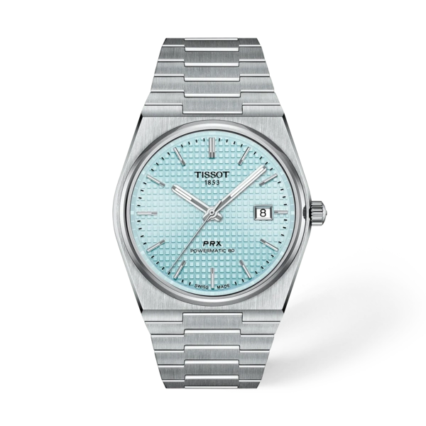 Tissot -PRX Powermatic 80 Automatic Ice Blue Dial Men's Watch
