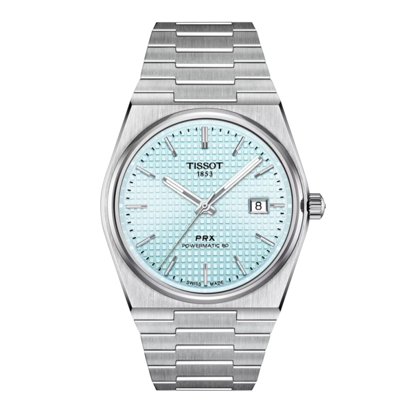 Tissot -PRX Powermatic 80 Automatic Ice Blue Dial Men's Watch