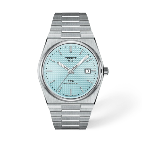 Tissot -PRX Powermatic 80 Automatic Ice Blue Dial Men's Watch