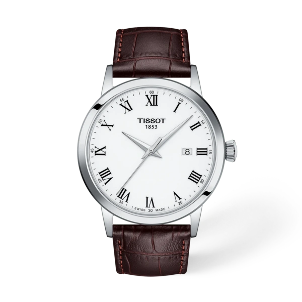 Tissot Mens Classic Dream Stainless Steel Dress Watch