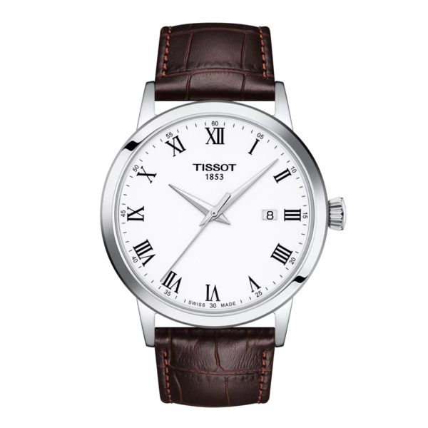 Tissot Mens Classic Dream Stainless Steel Dress Watch