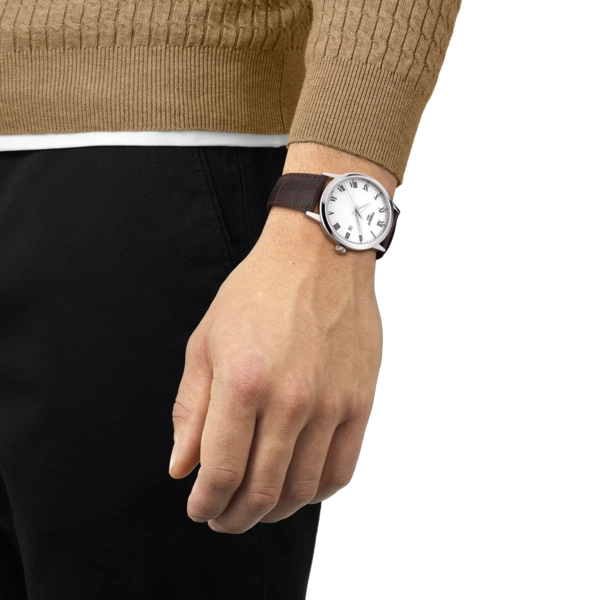 Tissot Mens Classic Dream Stainless Steel Dress Watch